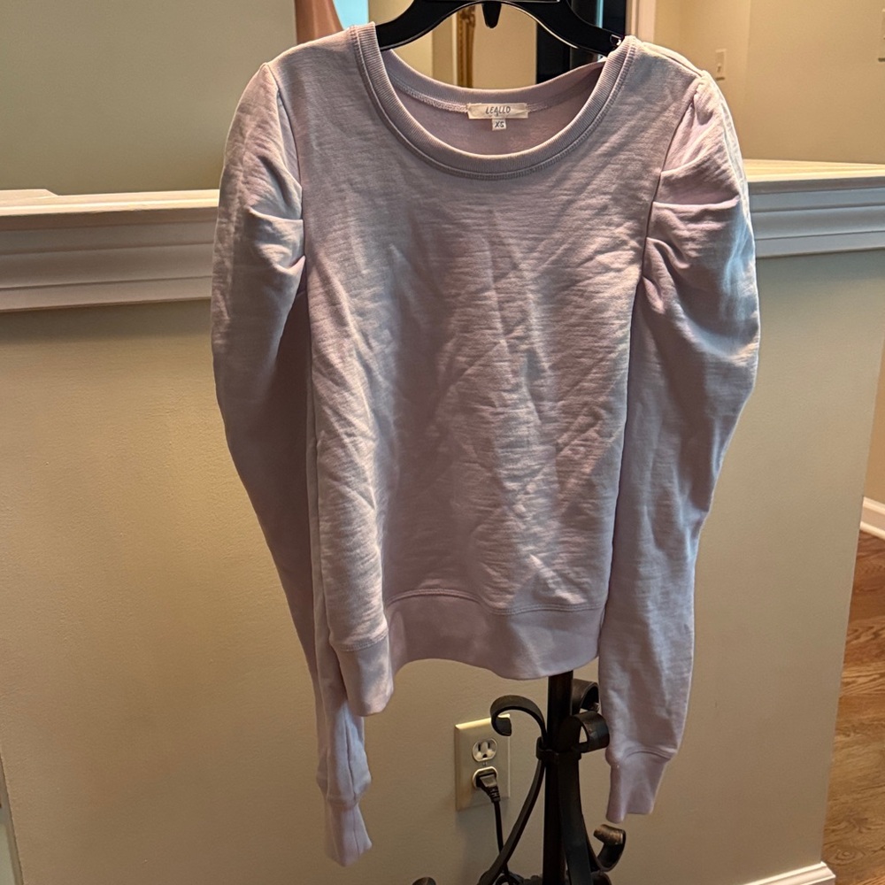 Chic Lilac Crew Neck Sweater